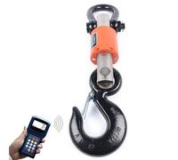 Digital Electronic Hanging Crane Scale, 10000kg/10T Capacity, Industrial Scale with Handheld Meter and Hook, LCD Display for Building Materials and Warehouses