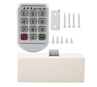 Digital Electronic Intelligent Password Keypad Cabinet Door Lock, Zinc Alloy Digital Code Lock with Sound and Light Alerts, Easy Install 12mm Hole for Office Locker Sauna Storage C
