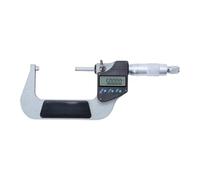 Digital Electronic Micrometer with 0.001 mm Accuracy, LCD Display, Inch/Metric Conversion, Hardened Carbide Tips, Mechanical Scale Backup (50-75mm)
