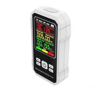 Digital EMF Meter Electromagnetic Radiation Detector, RF Electric Field Magnetic Field Strength Tester, with LCD Display for Home Office(White)