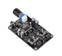 Digital Enhancement Board 50W Dual Channel Class D-Amplifier Module with Volume Knob 12-24V DC Input Overload Protection for PC Speaker Party Sound System