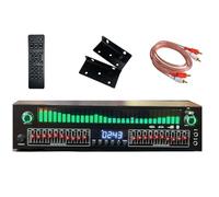 Digital Equalizer, 31-Band Stereo Graphic EQ with LED Music Spectrum Analyzer, Rhythm Patterns, Digital Audio Decoder, Noise Reduction for Home Theater and Recording