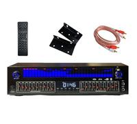 Digital Equalizer, 31-Band Stereo Graphic EQ with LED Spectrum Analyzer, Rhythm Patterns, Digital Audio Decoder, Noise Reduction, for Home Theater and Studio