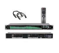 Digital Equalizer, 31 Bands Stereo Graphic EQ with 21 Preset Effects, Automatic Noise Reduction, Low/Mid/Treble Adjustment for Recording Studio
