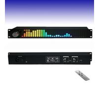 Digital Equalizer, Dual Channel 15-Band with Remote Control, 31-Band Modes, Gain Range ±30dB, Intelligent Sleep Noise Reduction for Stage and Bar Use