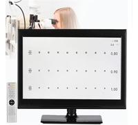 Digital Eye Chart, Full Screen LED Optical Chart with 44+ Targets & 5 Methods for Eye Exams, 18.5/21.5-Inch - Ideal for Vision Testing and Clinics