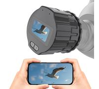 Digital Eyepiece Camera with 2K HD Video & WiFi - Telescope Microscope Accessory, 25-50mm Eyepiece Adapter, Live View Screen, 64GB Storage, App Control
