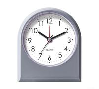 Digital Fan Shaped Alarm Clock, Learning Self-Discipline Wake-Up Artifact Clock, With Time Management, For Children Boys And Girls (Grey)