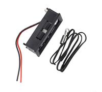 Digital Fan Speed Controller 4-Wire with Temperature Probe, DC 12V 3A Regulator Module, Real-Time RPM and Temp Display for PC Chassis CPU Cooler(2 lines + rings)
