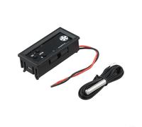 Digital Fan Speed Controller 4-Wire with Temperature Probe, DC 12V 3A Regulator Module, Real-Time RPM and Temp Display for PC Chassis CPU Cooler(2 lines + cylinders)