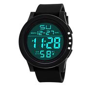Digital Fashion Quartz LED Men's Sport Watch Men's Watch Bj7000-52e (White, One Size)