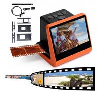 Digital Film Negative Scanner, Portable 14MP Slide Viewer with 5 Inch HD LCD, HDMI Connection and 16GB SD Card for 135/126/110/Super8 Film Conversion