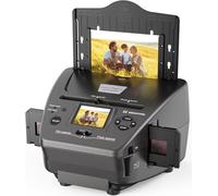 Digital Film & Photo Scanner, Slide & Negative Scanner Convert Negatives & Slides 35mm/135 Film, Business Card, Photo to 22MP Digital Photos, 4GB SD Card Included