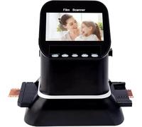 Digital Film Scanner, High Resolution 120 Film Support, 1080P LCD Screen, Convert Negatives and Slides to JPEG
