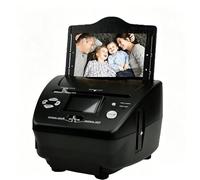 Digital Film Slide Negative Scanner with 2.4 Inch LCD Screen and Built-in 128MB Memory, Standalone Fast Scan Digitizer for Slides Negatives 3x5 4x6 5x7 Photos Mac PC Compatible