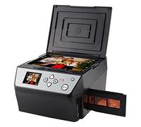 Digital Film & Slide Scanner, All-In-One 22MP Film Scanner, Convert Color & B &W 35mm, 110Film Negatives Slides/Photo/Document/Business Card to JPEG Digital Photos,Black