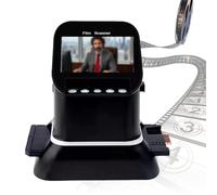 Digital Film & Slide Scanner Converts 35mm 135 126 127 Negatives & Slides To JPEG Fast High-Resolution Photo Digitizer For Preserving Family Memories