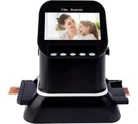 Digital Film Slide Scanner, Converts 35mm & Negative Slides to JPEG, Features Image Preview, Playback, and Editing for Easy Archiving