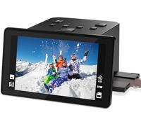 Digital Film & Slide Scanner with 5" LCD Display, Converts Color & B&W 135/110/126 KPK Negatives & Slides & Super 8 Slides into 22MP JPEG Photos