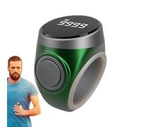 Digital Finger Clicker, Lightweight Counting Ring, Number Clicker with Display, Portable Counting Tool, Meditation Aid with Easy, Relaxation Tool for Active Fingers