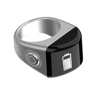 Digital Finger Counter - Smart Prayer Tasbeeh Ring Clear LED Display Adjustable Strap Five Time Alerts Electronic Screen Compact Portable Design | Counter for Recitation Tracking and Daily Worship