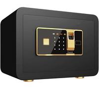 Digital Fingerprint Steel Home Security Safe Fireproof Password Safe for Storage Secure Code Lock Heavy Duty Safe (Black) Ultimate Protection for Valuables