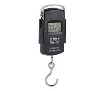 Digital Fish Scale Hanging Hook Scale LCD Display 50kg Portable with Comfortable Handle for Fishing Camping Outdoor Enthusiasts ABS Engineering Plastic Steel 11 x 5.8 x 2.2cm