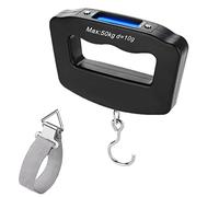Digital Fish Scale, Luggage Scale, Weight Hanging Hook Scale,110lb/50KG-Backlit LCD Display,Waterproof Bag (Luggage Scales)