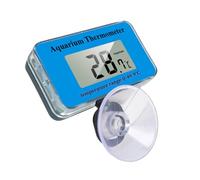 Digital Fish Tank Thermograph - Accurate Aquarium Temperature Meter - LCD Display Terrarium Water Temperature Test For Fish, Axolotl, Turtle Or Aquatic