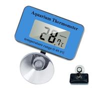 Digital Fish Tank Thermometer, Accurate Aquarium Temperature, 4.6x2.7x1.4cm, LCD Display, Easy-to-Read Screen, Waterproof Design, Ideal for Fish Tanks and Aquariums