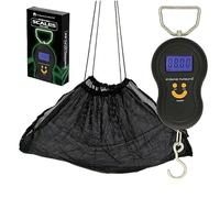 DIGITAL FISHING SCALES ANGLING PERSUITS 40KG + NGT BLACK WEIGHING SLING COMBO