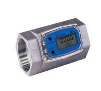 Digital Flow Meter Portable Water Flowmeter LCD Display Indicator Sensor