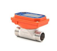 Digital Flow Meter With LCD Display Portable Liquid Flow Meter For For Farm/Garden Irrigation Industrial Use High Sensitivity, Low Error(DN15)