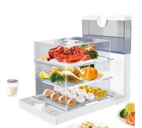 Digital Food Steamer 1500W - 18.8L Capacity - Auto Shut-Off & 60-Minute Timer - Ideal for Cooking Vegetables, Meat, Fish & Rice
