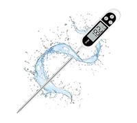 Digital Food Sugar Temperature Probe - Instant Read Thermometer With High Accuracy, Water Proof Auto Off for Cooking, Meat, Candy Making, Jam, Sugar Water & BBQ
