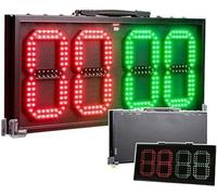 Digital Football Substitution Board - LED Player Change Display with Rechargeable Battery, Single-Sided Electronic Board for Matches and Training