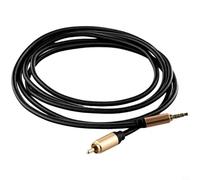 Digital for coaxial Audio Cable 1m Gold Plated Digital for coaxial(2M) | Zinc alloy shell, 2m extended reach, for braided shielding, for emi resistance, for cinema setups