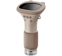 Digital for microscope 100X Magnification HD IPS Screen Portable(Brown)
