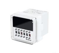 Digital for Relay for DH48S-S with Socket, Cyclic Delay Controller, 90x50x50mm PC Alloy Housing, Silver for Relay for Industrial Control Switch(A)