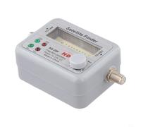 Digital For Satellite Signal Meter For Lnb Direction Finding With Illuminated Display And Audio Tone For Tv Dish Network Alignment Tool White