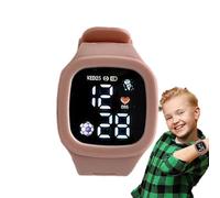 Digital for,Smart Watches for - for Colorful Square LED Display Glow in the Dark,Multifunctional Silicone Digital Watches,