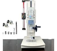 Digital Force Gauge, 10-2000n Pull Force Tester, Manual Crank Vertical Tensile Test Bench With 5 Probes, 3 Types Of Clamps, For Tension And Compression T-est, Drop, Break Point(With ruler,500N)