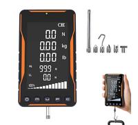 Digital Force Gauge, 100/200/300N Push Pull Tester, Portable Digital Tension with 3 Measurement Modes, 5 Probes Included, Tester for Compression and Tension Testing in School Labs(300N)