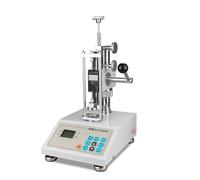 Digital Force Gauge 10N-5000N with Test Stand, Ruler 60mm-150mm, Pressure Plate 34mm-108mm, 3 Peak Modes, 99 Data Groups, Printing, Comparison Support for Spring Testing
