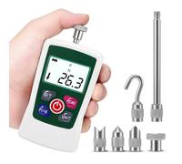 Digital Force Gauge, 300N Digital Pull Tester Dynamometer, 4 Types Unit (N, kg, lb, oz) Real-Time/Peak/First Peak Modes, High-Precision Pressure Push-Pull Meter for Quality Control,