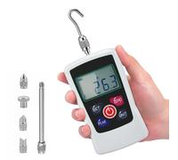 Digital Force Gauge, 50N Digital Pull Tester Dynamometer, 4 Types Unit (N, kg, lb, oz) Real-Time/Peak/First Peak Modes, High-Precision Pressure Push-Pull Meter for Quality Control