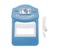 Digital Force Gauge, Digital Hand Dynamometer Grip Strength Trainer 396Lbs/180 Kgs Grip Strength Rehabilitation Training Tester for Men and Women(Blue Grip Meter)
