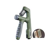 Digital Force Gauge, Grip Strength Tester 265Lbs/120Kg Digital Hand Dynamometer Grip Strength Meter USB LCD Screen Hand Grip for Power Training(R Hand Grip Green)