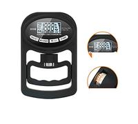 Digital Force Gauge, Grip Strength Tester 265Lbs/120Kg Digital Hand Dynamometer Grip Strength Meter USB LCD Screen Hand Grip For Power Training(Black Tester)