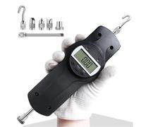 Digital Force Gauge, High-Precision Push-Pull Meter, Portable Electronic Pull Gauge Tester, with Real-time/Peak Mode, Units (N, Kg, Lb, Oz), 5 Probes, for Tension and Compression Testing(300N)